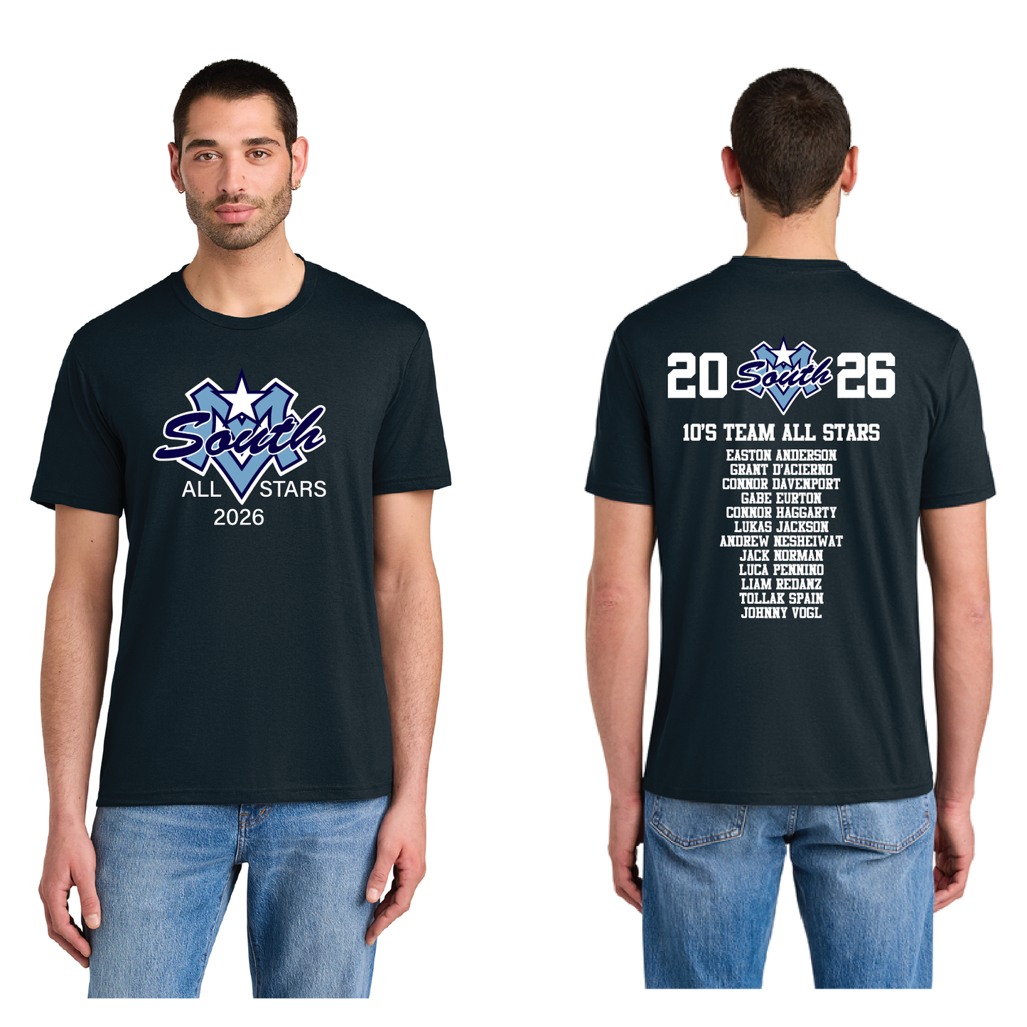 SMVLL ALL STARS ADULT Roster Shirts
