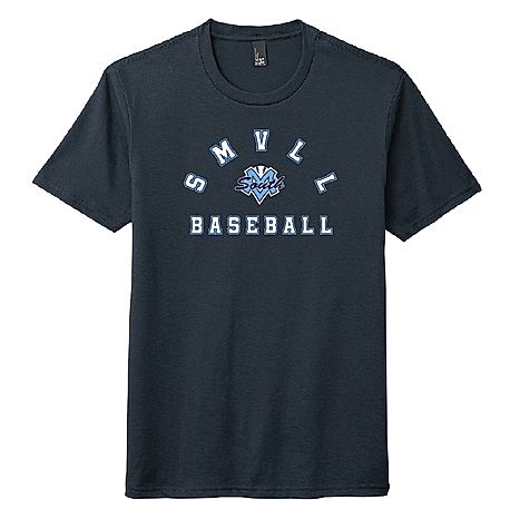 SMVLL District Mens Perfect Tri Tee ARCHED DESIGN