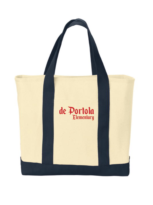 dePortola - Twill Two-Tone Shopping Tote - B400