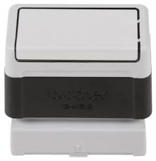 Black Brother 3458 self-inking stamp with personalized text or designs, perfect for clear, professional impressions on documents, invoices, or forms. Durable, efficient, and ideal for frequent use with crisp, bold results.
