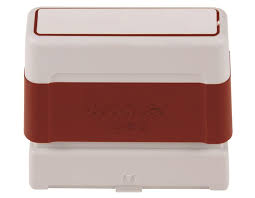 Red Brother 1060 self-inking stamp with personalized designs or text, perfect for vibrant, quick impressions on documents, invoices, or forms. Durable, efficient, and ideal for high-volume use with clear, bold results.
