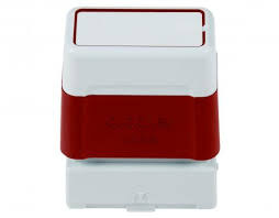 Red Brother 1438 self-inking stamp with personalized designs or text, perfect for vibrant, quick impressions on documents, invoices, or forms. Durable, efficient, and ideal for high-volume use with clear, bold results.