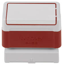 Red Brother 3458 self-inking stamp with personalized designs or text, perfect for vibrant, quick impressions on documents, invoices, or forms. Durable, efficient, and ideal for high-volume use with clear, bold results.