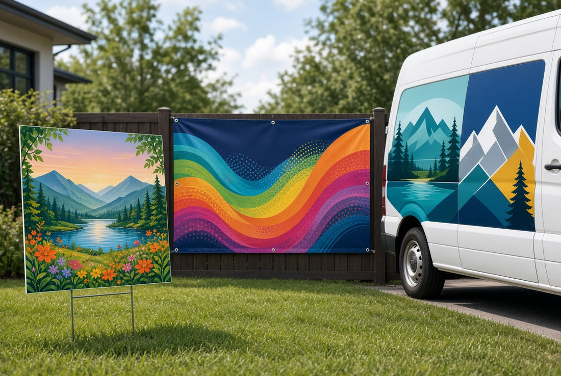 Yard Signs, Banners, or Vehicle Magnets: Which Signage Works Best for Your Business?