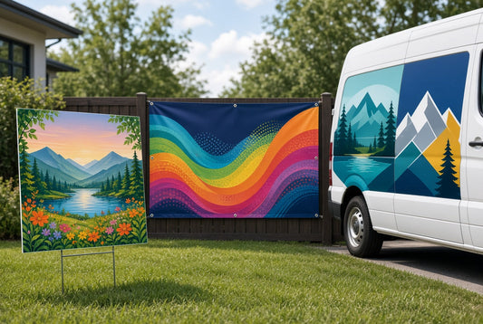 Yard Signs, Banners, or Vehicle Magnets: Which Signage Works Best for Your Business?