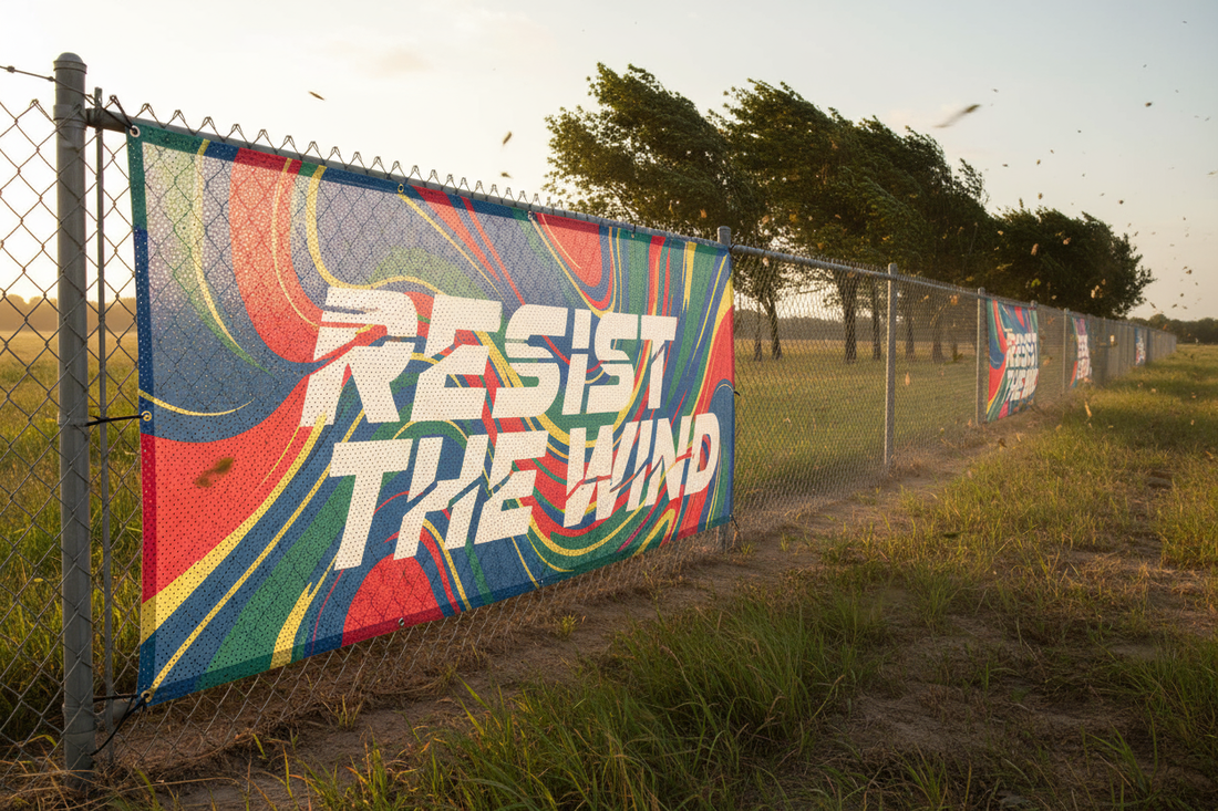 Mesh vs. Solid Vinyl Banners: Which Handles Wind Better?