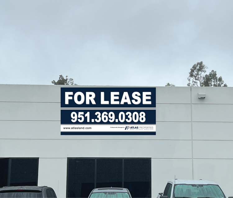 banner on the side of a building