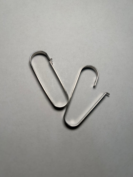 Safety Pin Clip for Sign Hanging - Eye Bolt and Sign-to-Sign Mounting