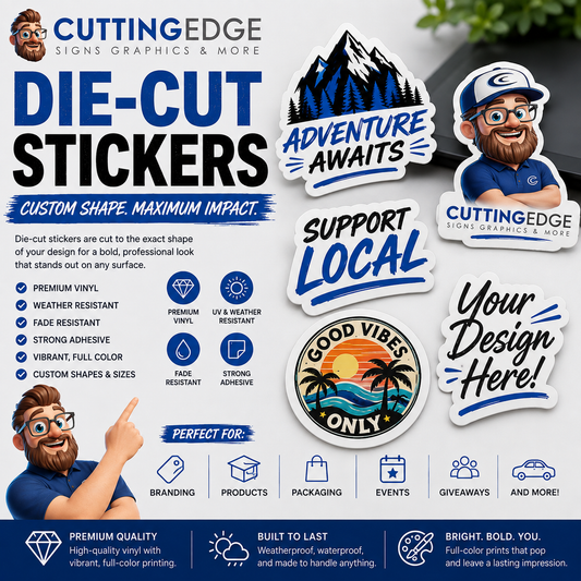 Custom Die-Cut Stickers | CEPrints