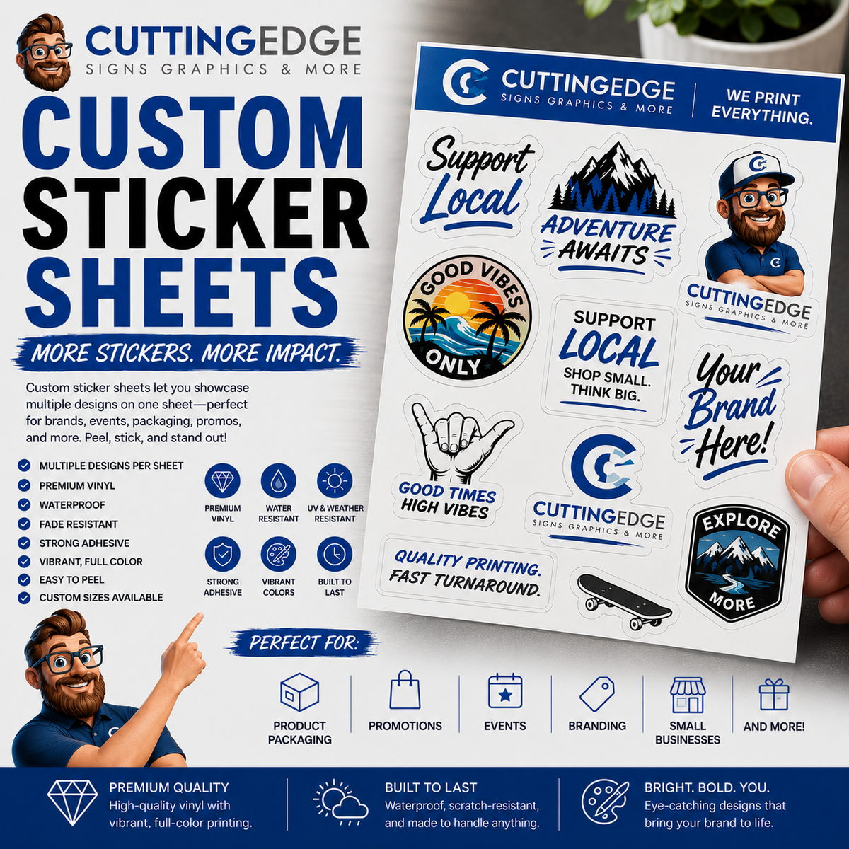 Custom Sticker Sheets | CEPrints