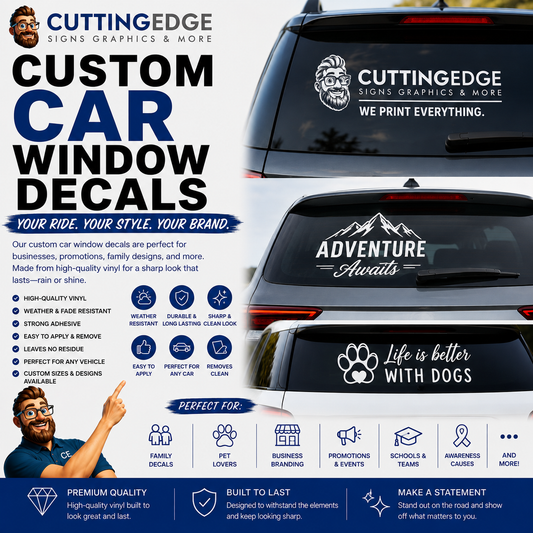 Custom Window or Car Decals