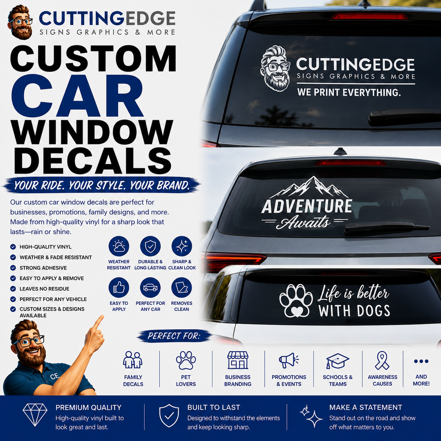 Custom Window or Car Decals