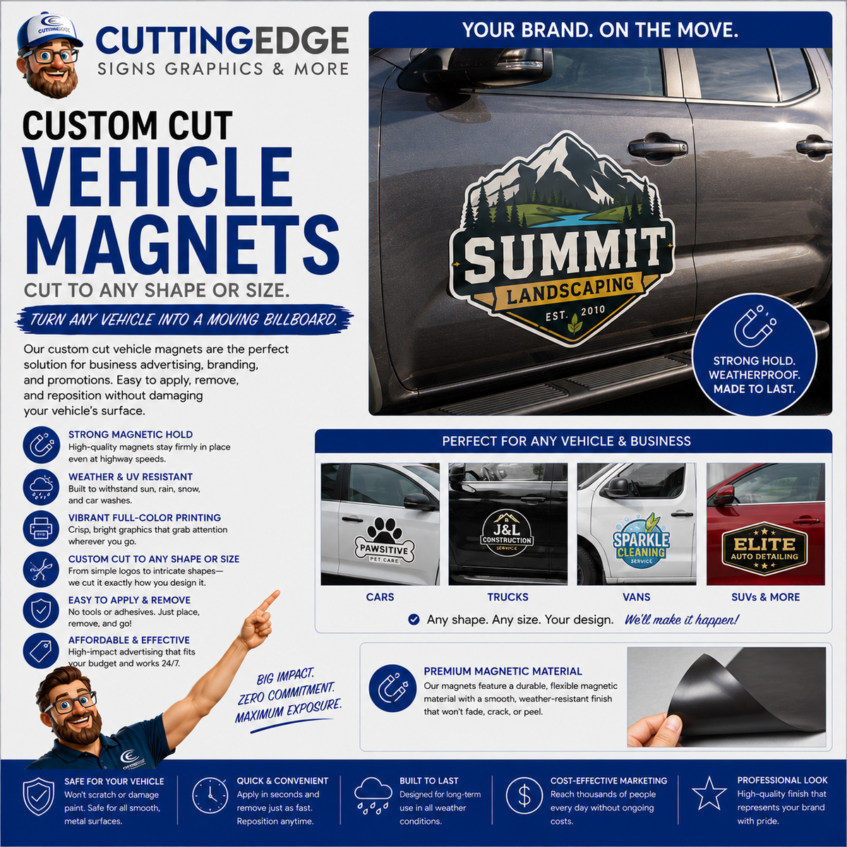 Custom Cut Vehicle Magnets