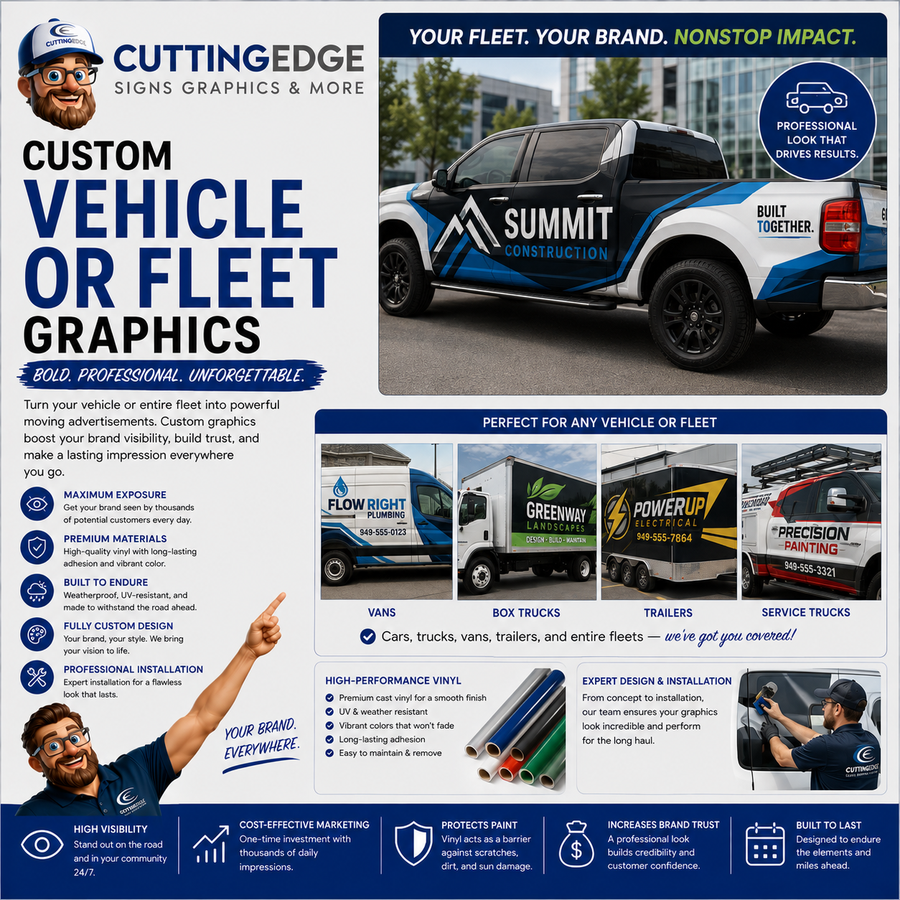 Custom Vehicle Graphics | Car Decals & Wraps | CE Prints