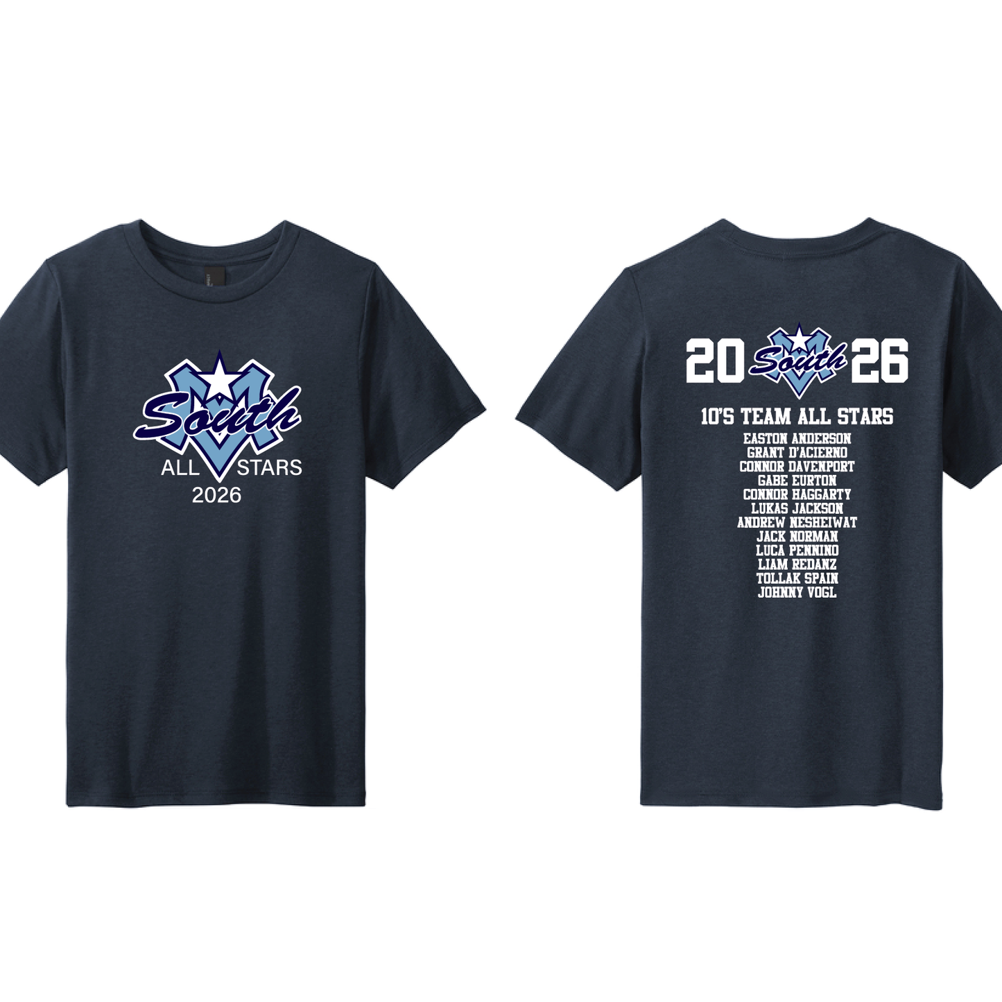 SMVLL ALL STARS YOUTH Roster Shirts