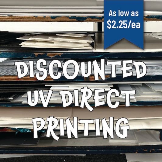 Single Sided Full Color Cheap UV Direct to Scrap Substrate Printing: High-Quality Custom Prints