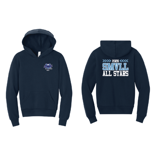 SMVLL ALL STARS BELLA+CANVAS Unisex Adult Sponge Fleece Pullover Hoodie