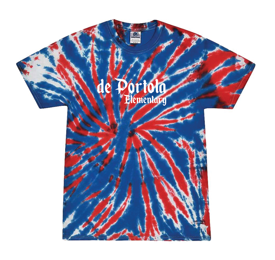 dePortola - UNION JACK Colortone Unisex Multi-Color Tie-Dyed T-Shirt - 1000