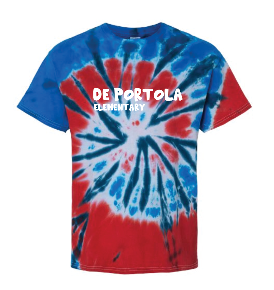 dePortola - INDEPENDENCE Colortone Unisex Multi-Color Tie-Dyed T-Shirt - 1000