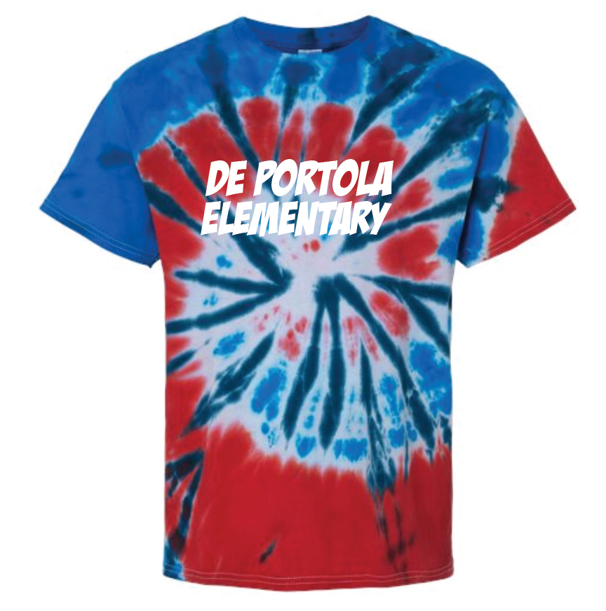 dePortola - INDEPENDENCE Colortone Unisex Multi-Color Tie-Dyed T-Shirt - 1000