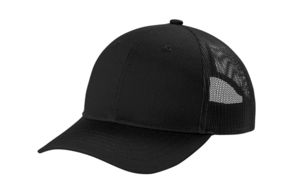 dePortola - Black Snapback Trucker Cap - C402