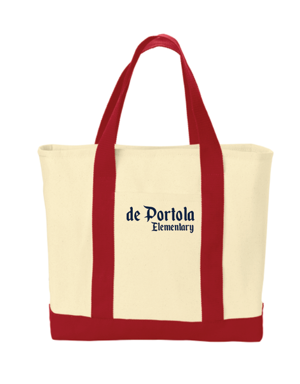 dePortola - Twill Two-Tone Shopping Tote - B400