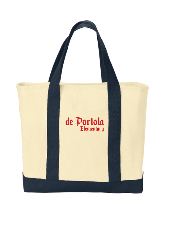 dePortola - Twill Two-Tone Shopping Tote - B400
