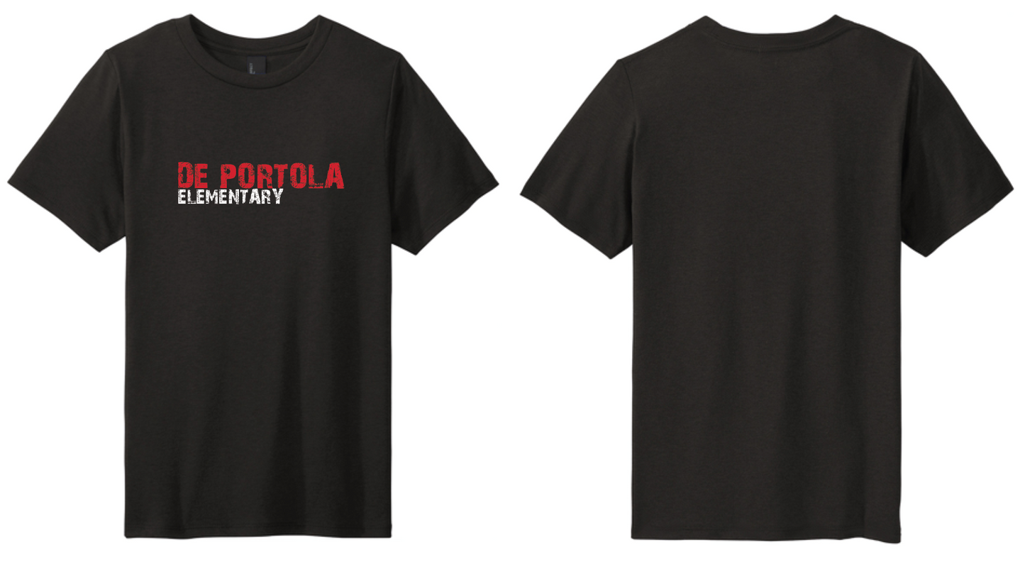dePortola - BLACK District Perfect Tri Tee - DM130