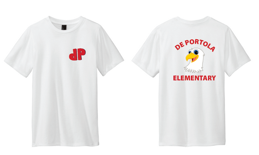 dePortola - WHITE District Perfect Tri Tee - DM130