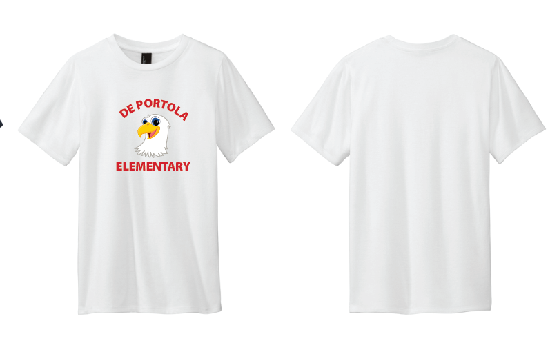 dePortola - WHITE District Perfect Tri Tee - DM130