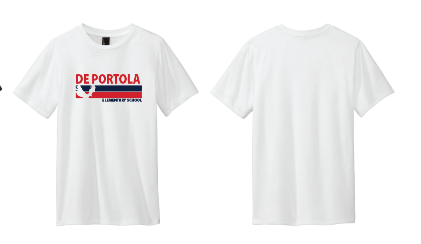 dePortola - WHITE District Perfect Tri Tee - DM130