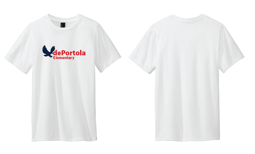 dePortola - WHITE District Perfect Tri Tee - DM130