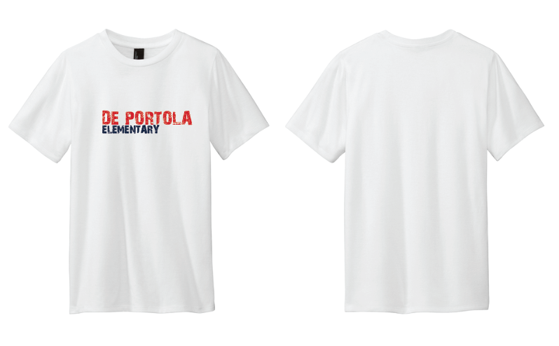 dePortola - WHITE District Perfect Tri Tee - DM130