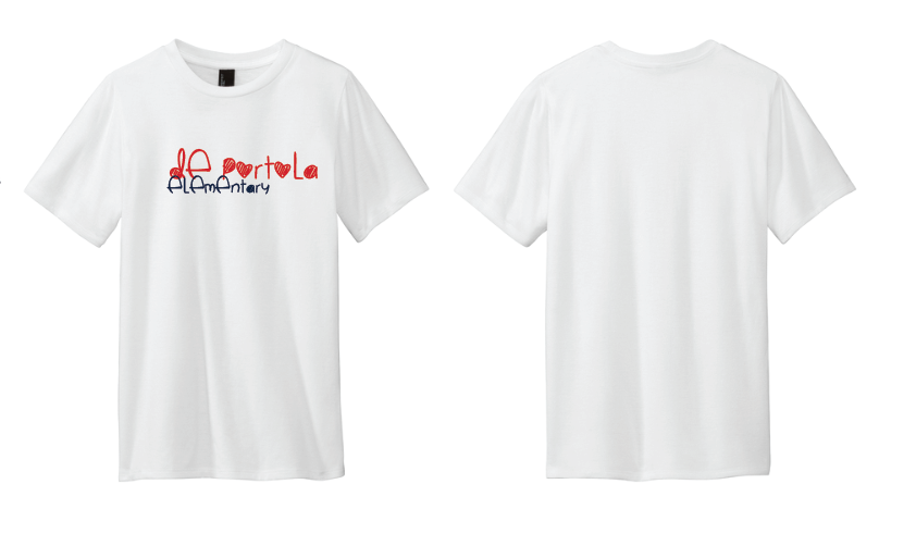 dePortola - WHITE District Perfect Tri Tee - DM130