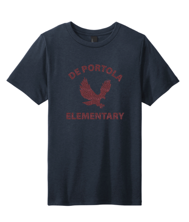 dePortola - GLITTER Design A District Perfect Tri Tee - DM130