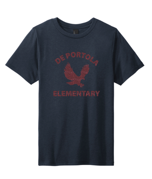 dePortola - GLITTER Design A District Perfect Tri Tee - DM130