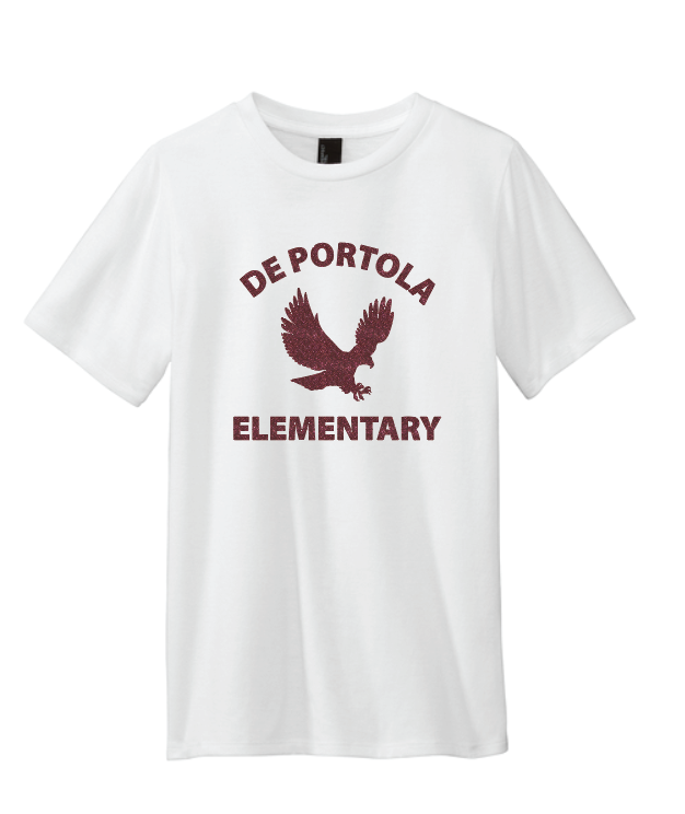 dePortola - GLITTER Design A District Perfect Tri Tee - DM130