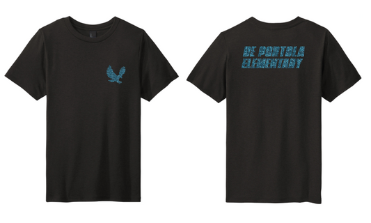 dePortola - GLITTER Design B District Perfect Tri Tee - DM130