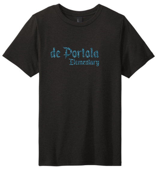 dePortola - GLITTER Design C District Perfect Tri Tee - DM130