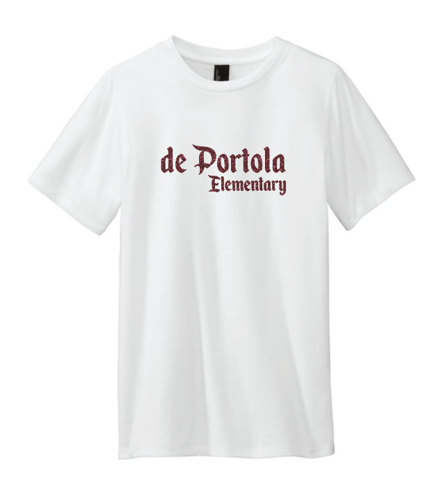 dePortola - GLITTER Design C District Perfect Tri Tee - DM130