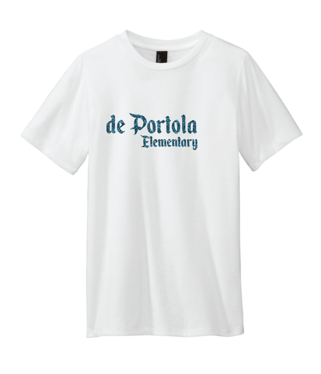 dePortola - GLITTER Design C District Perfect Tri Tee - DM130