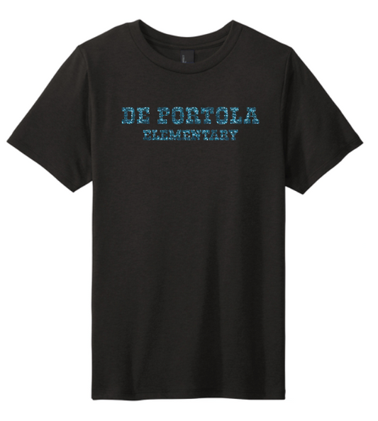 dePortola - GLITTER Design D District Perfect Tri Tee - DM130