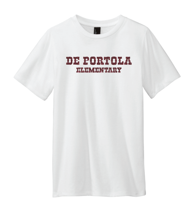 dePortola - GLITTER Design D District Perfect Tri Tee - DM130