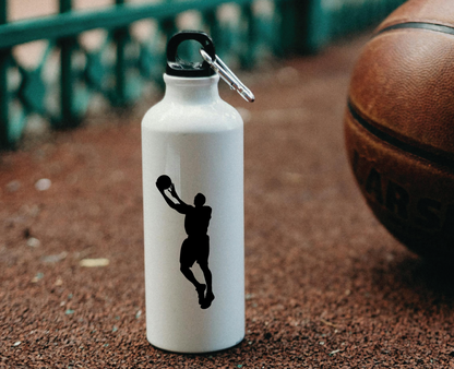 Basketball decal on waterbottle