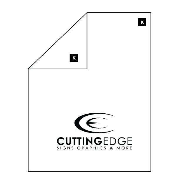 Logo of Cutting Edge Signs Graphics & More on a white background