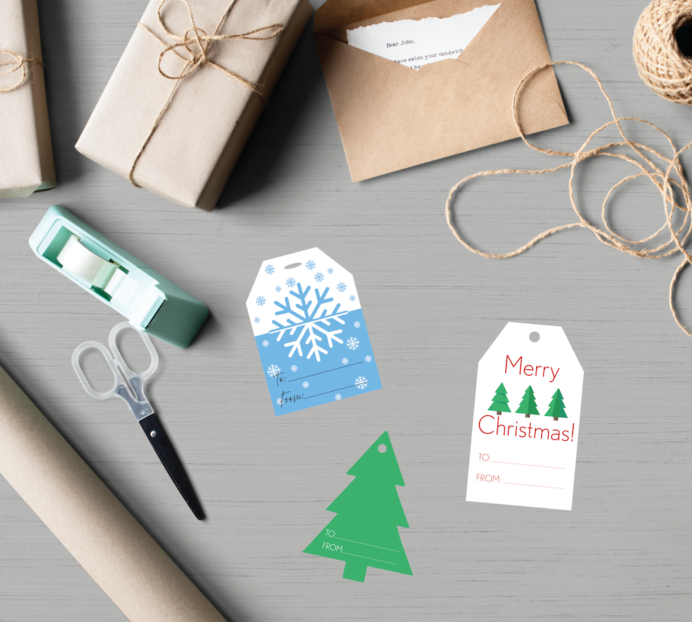 Custom gift tags, designed to add a personal touch to holiday gifts and special occasions. Featuring unique designs or logos, these tags are perfect for marking presents with a festive or professional flair, making your gifts extra special and memorable.