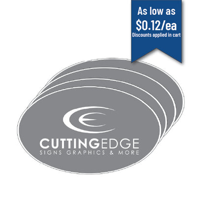 Custom oval stickers with personalized designs, ideal for branding, product labels, or promotional items. Durable, high-quality material for vibrant, long-lasting color and easy application.