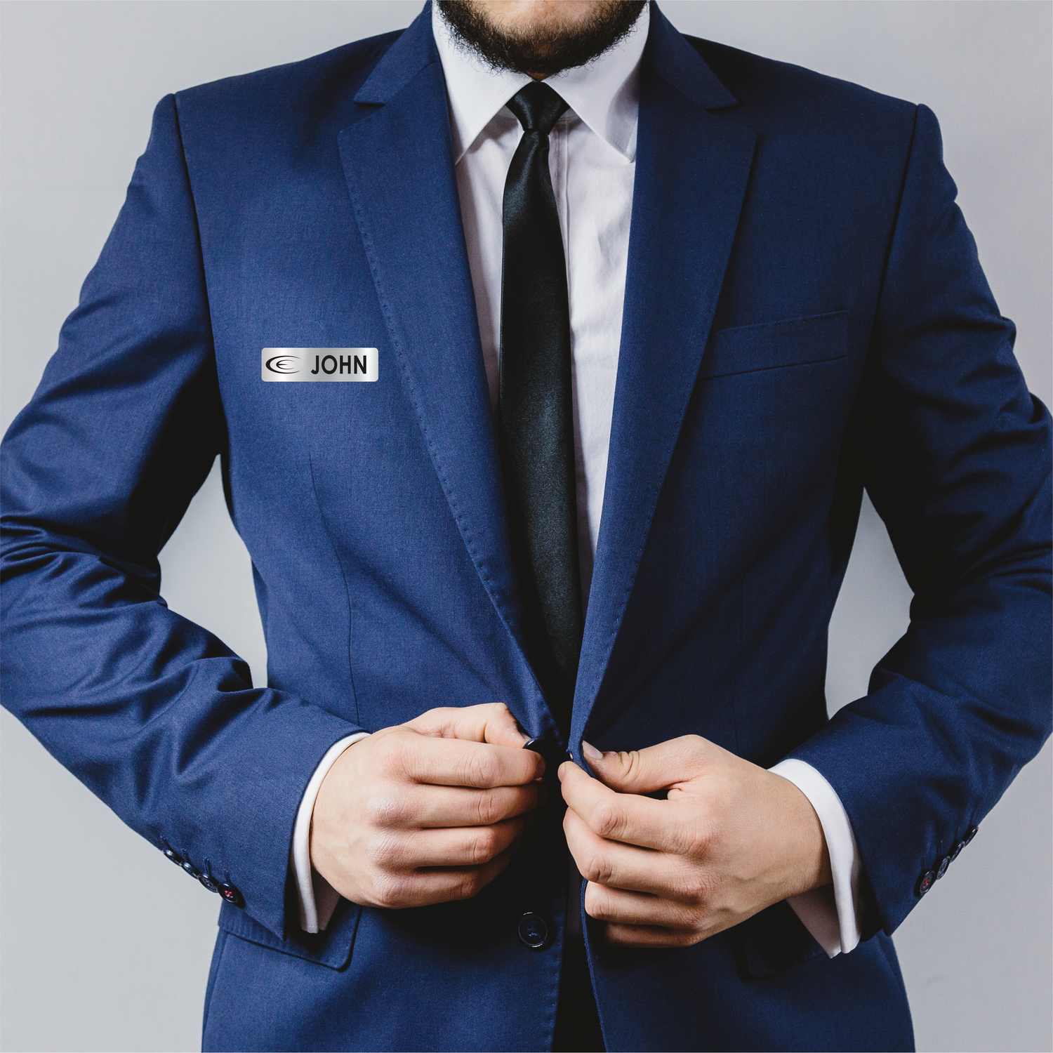 Custom-printed name badges designed for professional identification in business, events, or conferences. These high-quality, personalized badges can feature names, titles, logos, and custom graphics, helping to create a polished and cohesive look for employees, attendees, or guests. Perfect for enhancing professionalism and improving networking experiences.