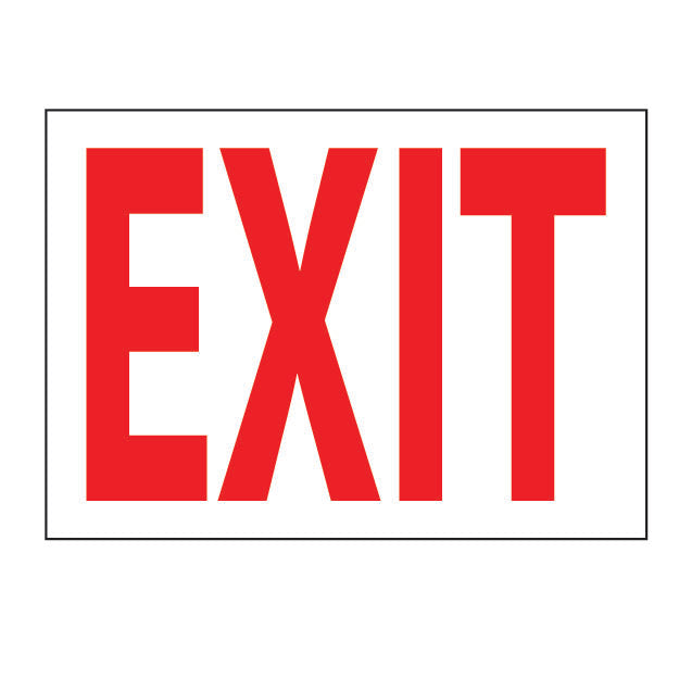 exit sign