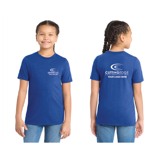 Youth Custom District DM130 Perfect Tri-Blend Crew Neck T-Shirt - Kids